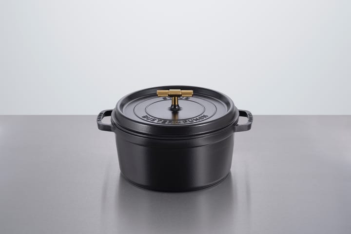 Buster & Punch Topf Gusseisen Messing, 6,75 L STAUB