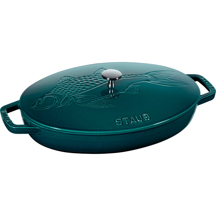 La Mer ovaler Topf, drei Lagen Emaille - 32cm - STAUB