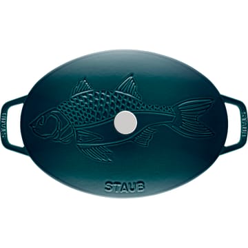 La Mer ovaler Topf, drei Lagen Emaille - 32cm - STAUB