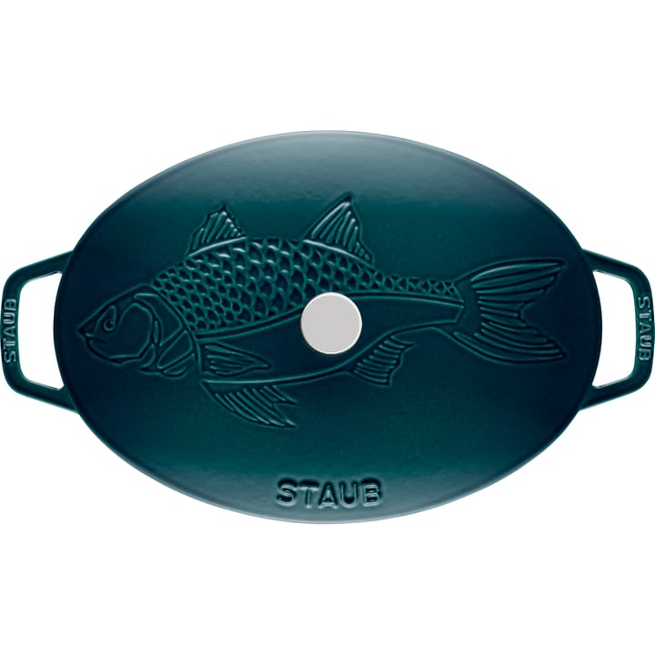 La Mer ovaler Topf, drei Lagen Emaille, 32cm STAUB