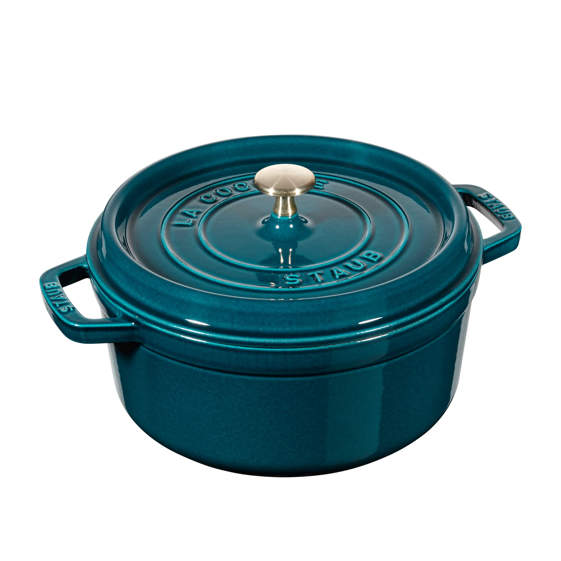 La Mer runder Topf, drei Lagen Emaille, 3,8 l STAUB