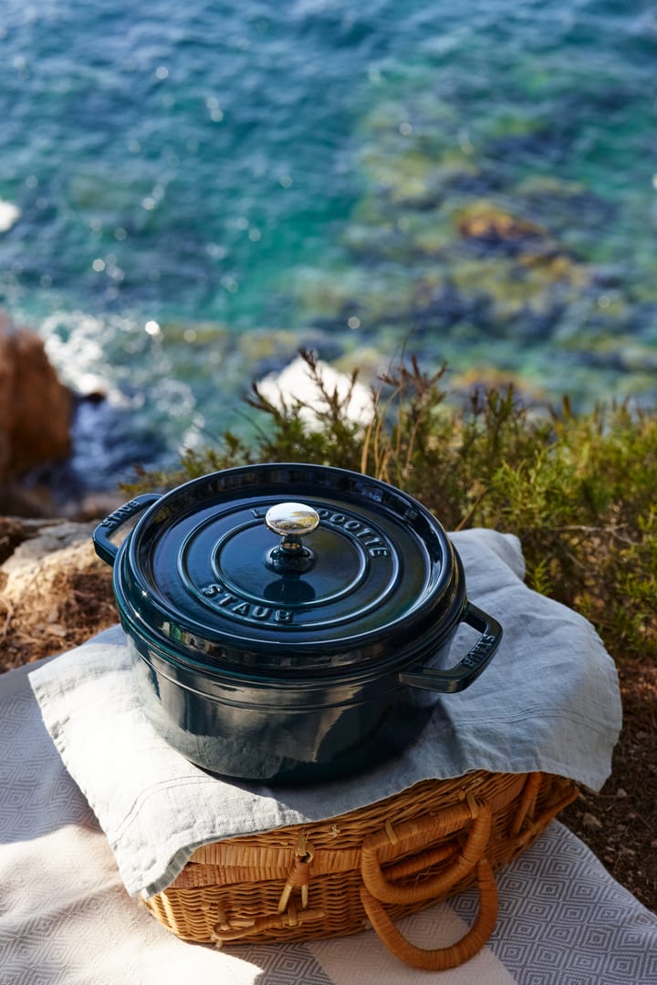 La Mer runder Topf, drei Lagen Emaille, 3,8 l STAUB