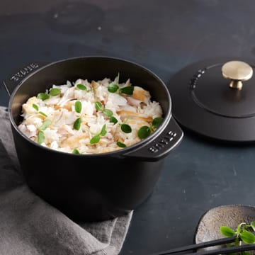 Rice cocotte Gusseisentopf 1,6 L - Schwarz - STAUB