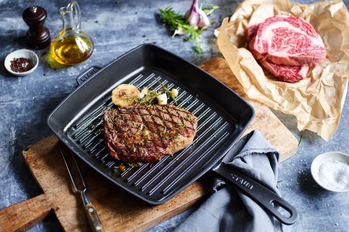 Staub American Grillpfanne Gusseisen, 30x30 cm STAUB