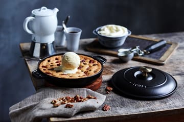 Staub Backform Gusseisen mit Deckel rund 20 cm - Schwarz - STAUB