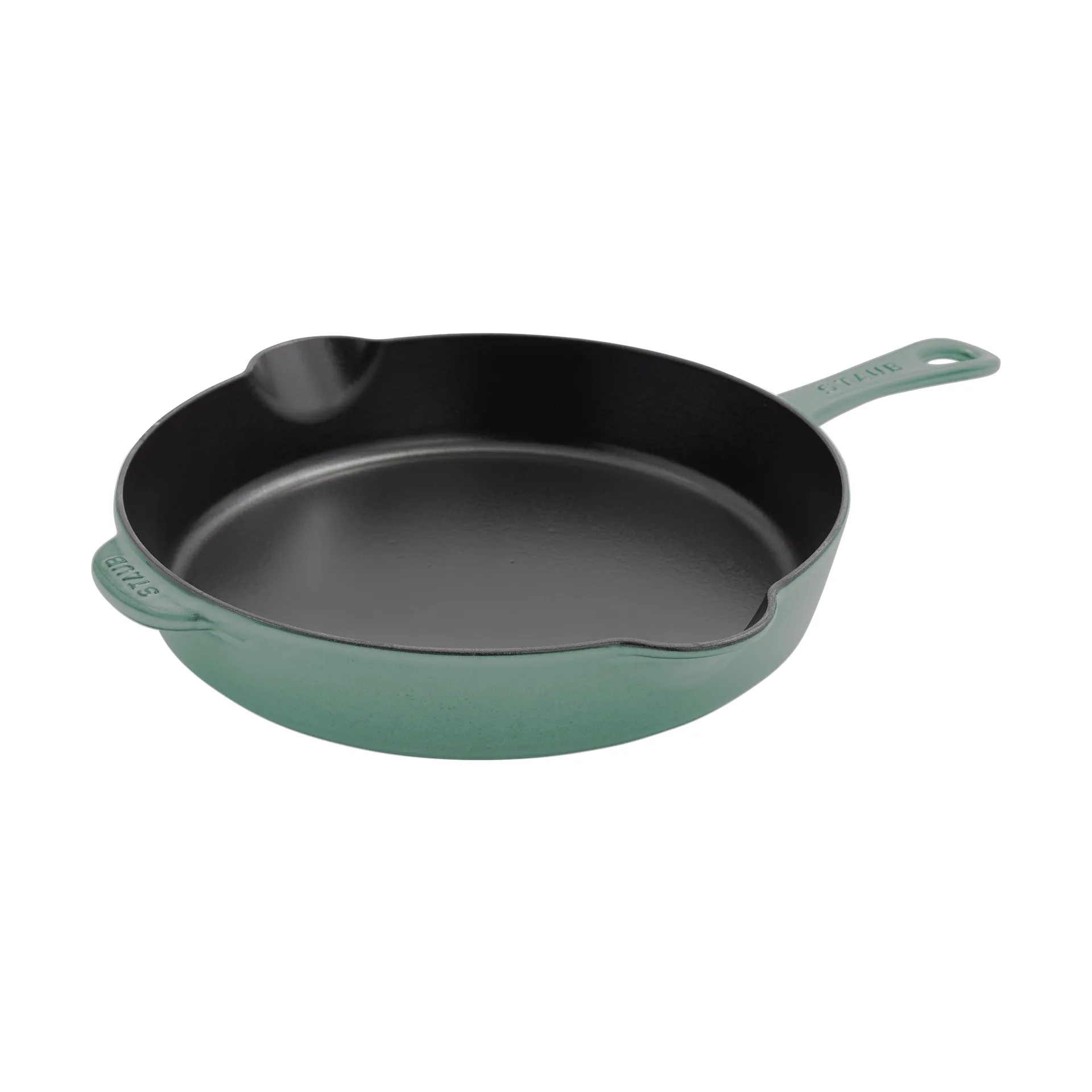 Staub Bratpfanne Gusseisen mit Ausgießer Ø28 cm, Eukalyptus STAUB