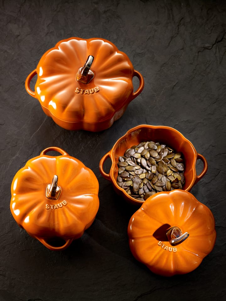 Staub Kürbistopf aus Steingut, 0,47 l Zimt STAUB