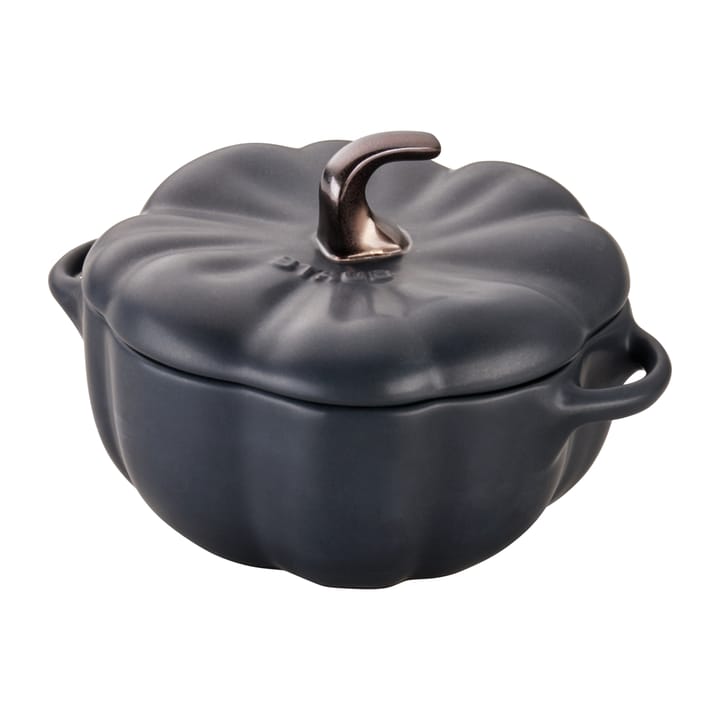 Staub Kürbistopf aus Steingut schwarz, 0,47 L STAUB