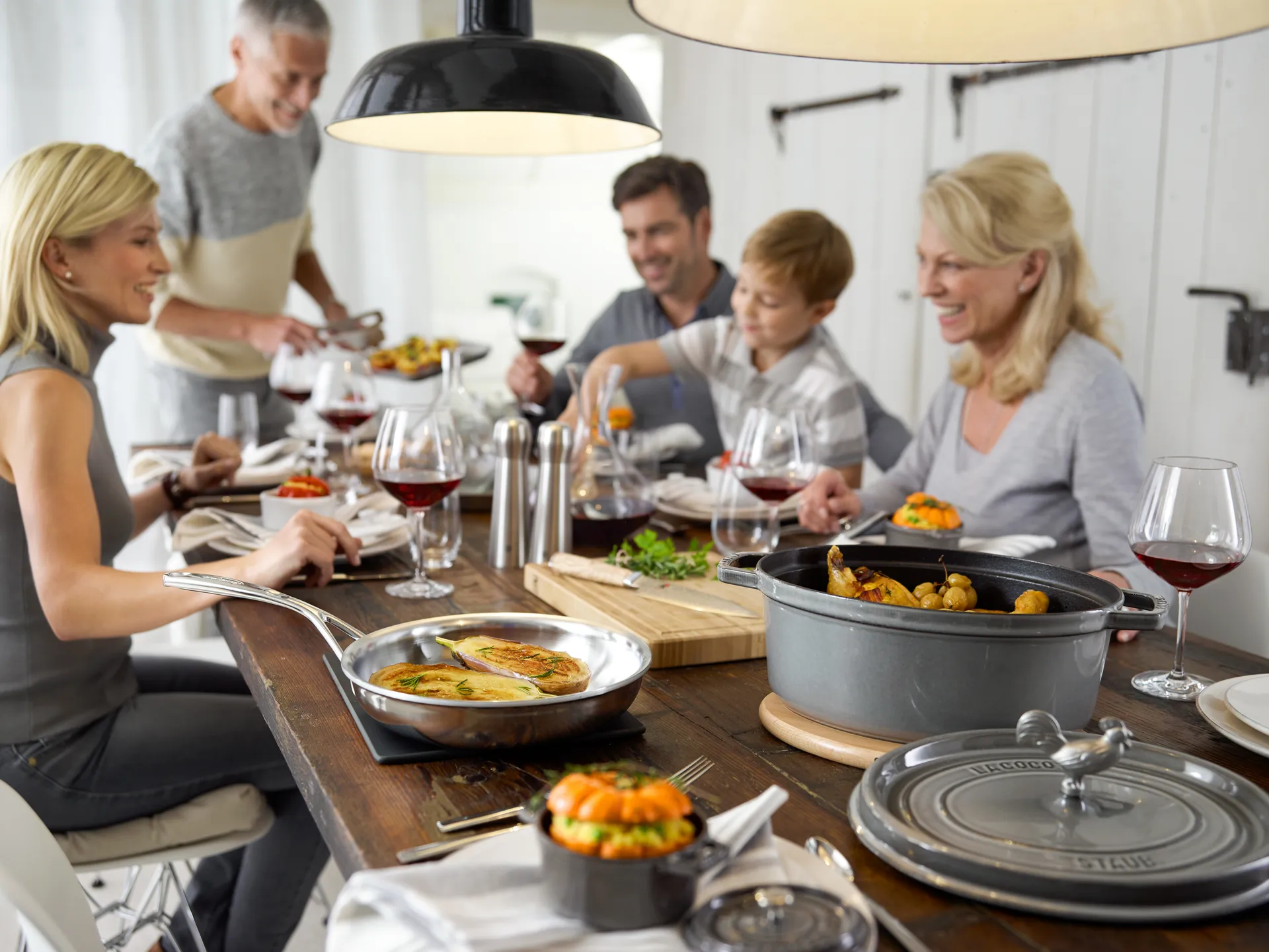 Staub La Cocotte ovaler Topf Gusseisen 3,2 L, Grafitgrau STAUB