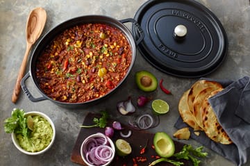 Staub La Cocotte ovaler Topf Gusseisen 3,2 L - Schwarz - STAUB