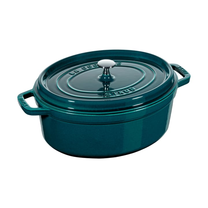 Staub La Cocotte ovaler Topf Gusseisen 6,7 L. - La Mer - STAUB