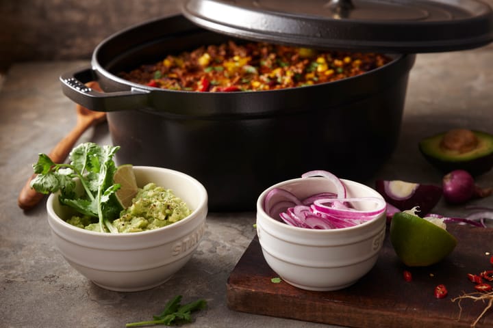 Staub La Cocotte ovaler Topf Gusseisen 8 L, Schwarz STAUB