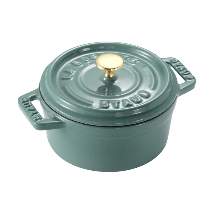 Staub La Cocotte runder Topf Gusseisen 0,25 L - Eukalyptus - STAUB