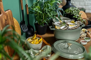 Staub La Cocotte runder Topf Gusseisen 0,25 L - Eukalyptus - STAUB