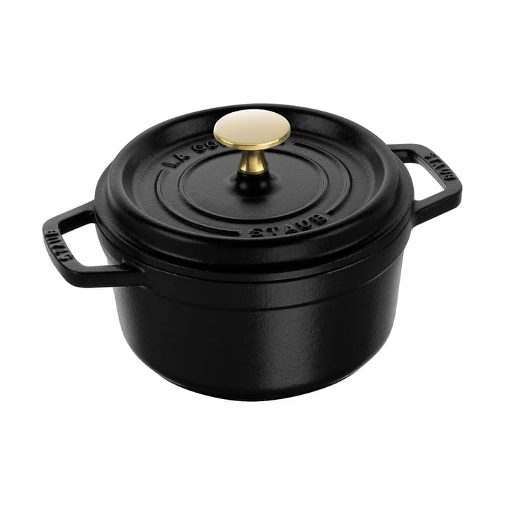 Staub La Cocotte runder Topf Gusseisen 1,2 L - Schwarz - STAUB
