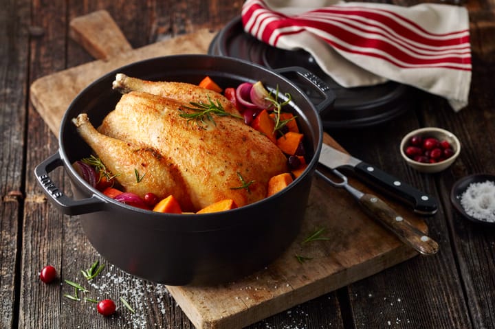 Staub La Cocotte runder Topf Gusseisen 1,2 L, Schwarz STAUB