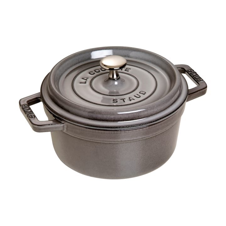 Staub La Cocotte runder Topf Gusseisen 2,6 L - Grafitgrau - STAUB