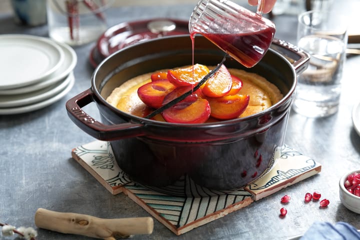 Staub La Cocotte runder Topf Gusseisen 2,6 L, Granatrot STAUB