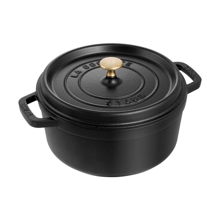 Staub La Cocotte runder Topf Gusseisen 2,6 L - Schwarz - STAUB
