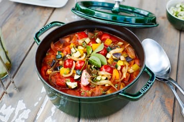Staub La Cocotte runder Topf Gusseisen 5,2 l - Basilikumgrün - STAUB