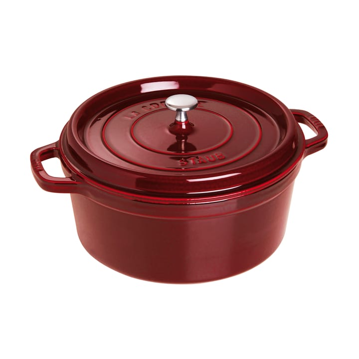 Staub La Cocotte runder Topf Gusseisen 6,7 L - Granatrot - STAUB