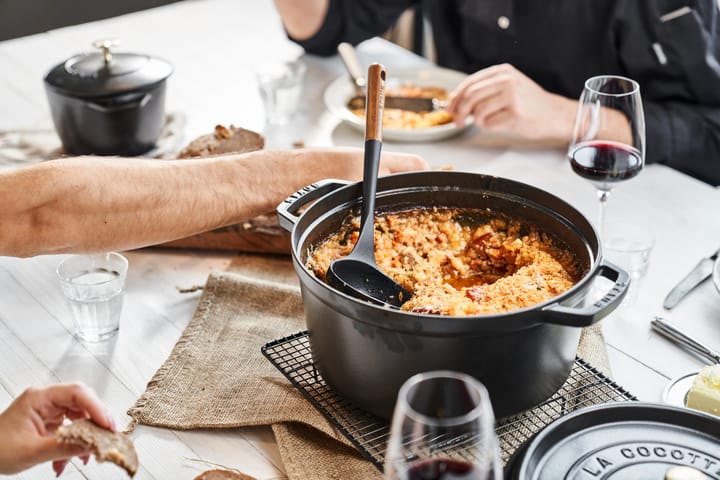 Staub La Cocotte runder Topf Gusseisen 8,4 L, Schwarz STAUB
