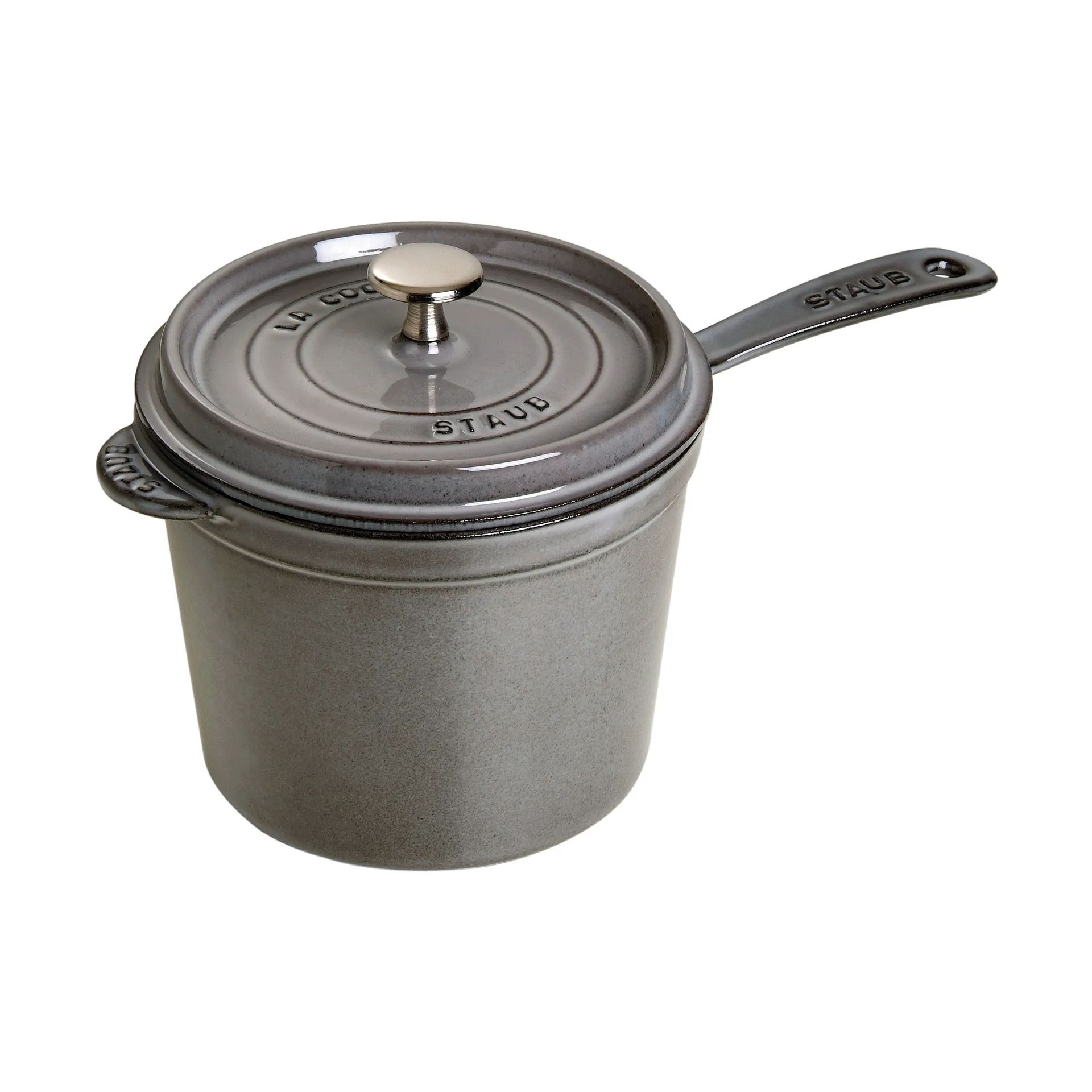 Staub La Cocotte Topf hoch Grafitgrau, 2,8 L STAUB