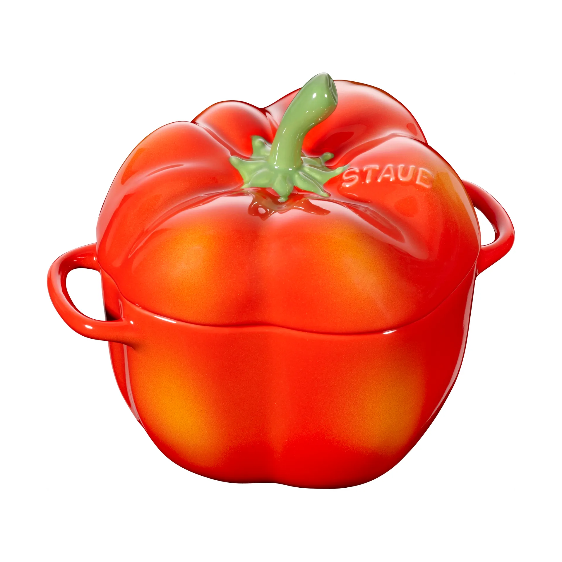 Staub Mini-Topf Paprika 0,47 L, Orange-rot STAUB
