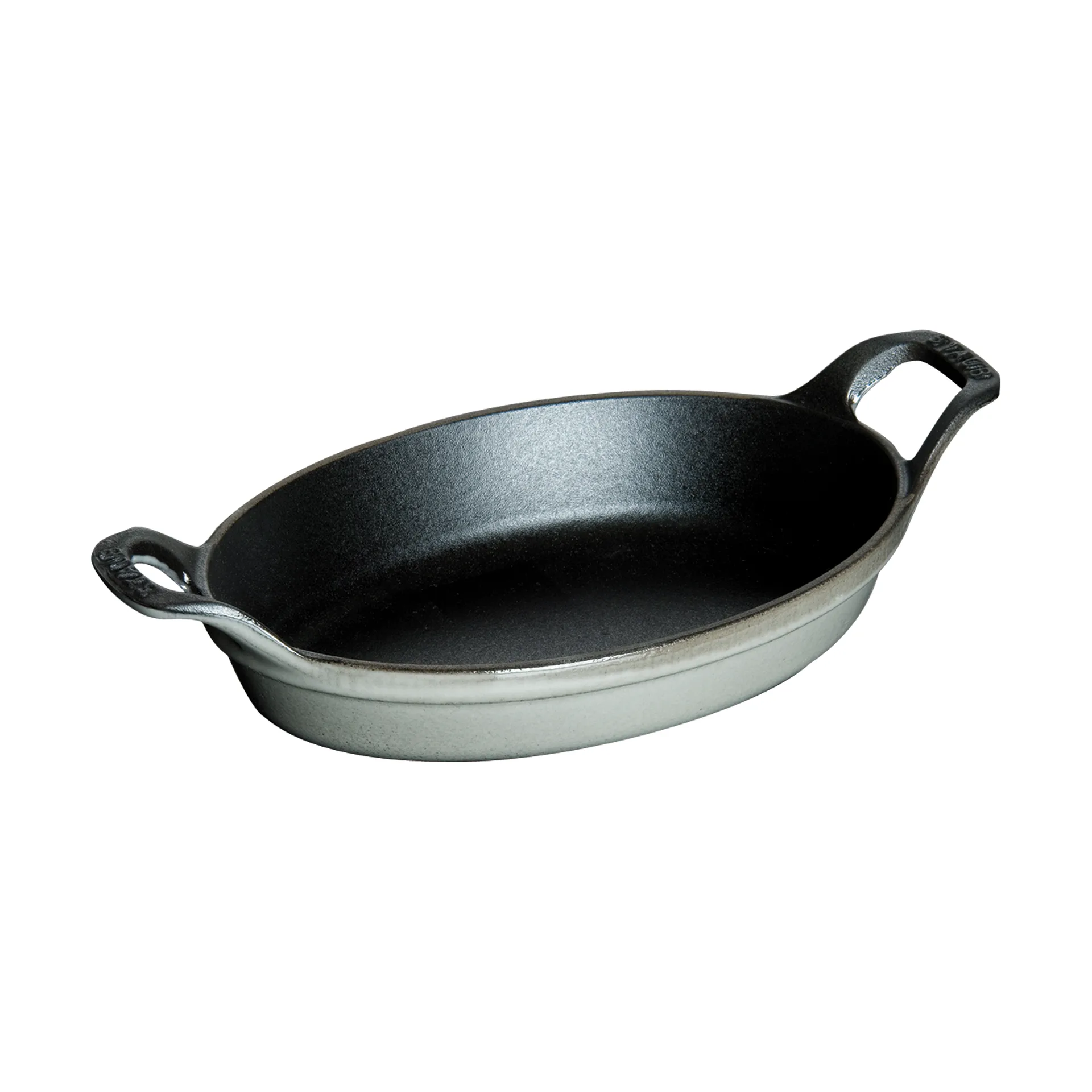 Staub ovaler Gusseisen-Backform 15 cm, Grafitgrau STAUB