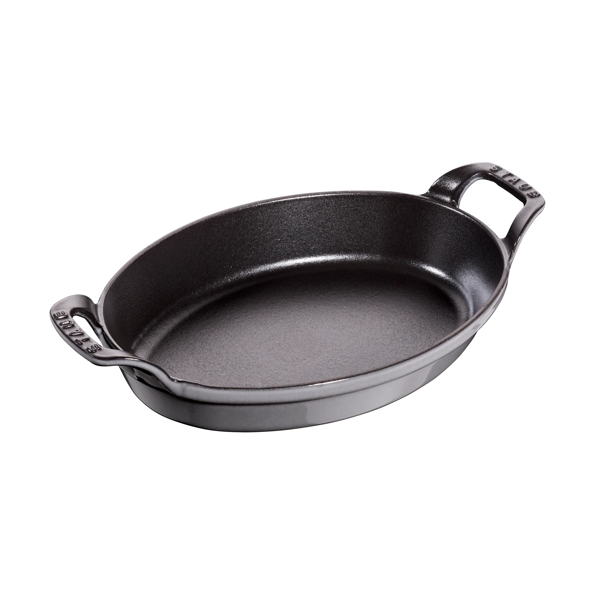 Staub ovaler Gusseisen-Backform 21 cm, Grafitgrau STAUB
