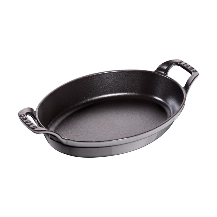 Staub ovaler Gusseisen-Backform 21 cm - Grafitgrau - STAUB