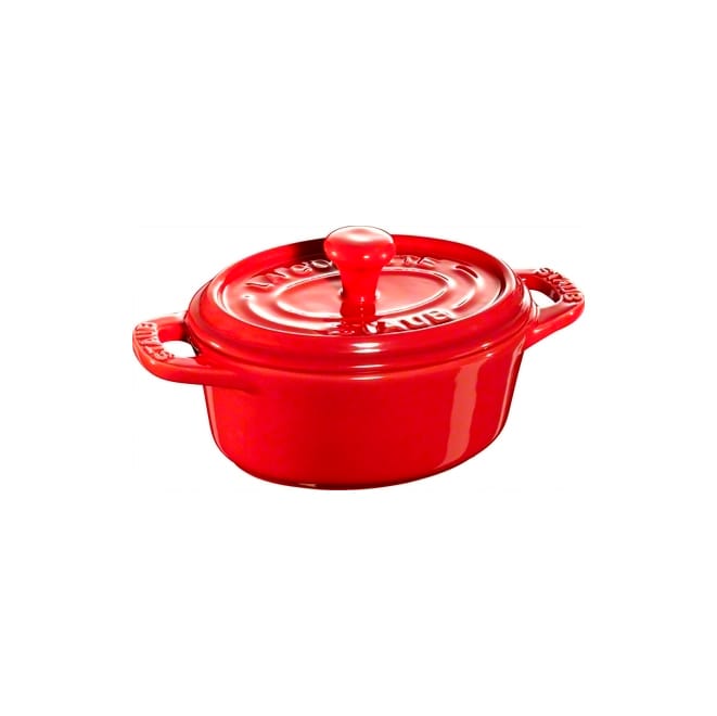 Staub ovaler Minitopf 0,2 l, Rot STAUB