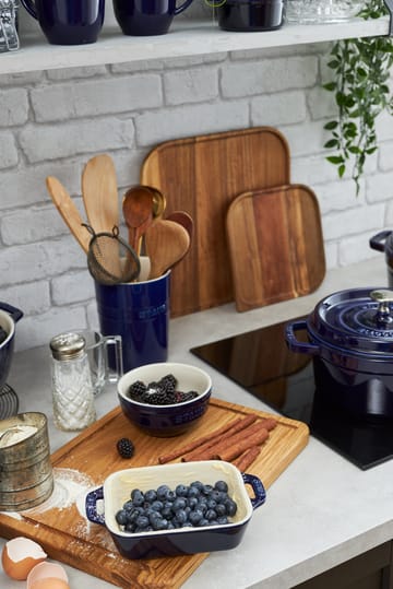 Staub rechteckige Ofenform 14x11 cm - Blau - STAUB
