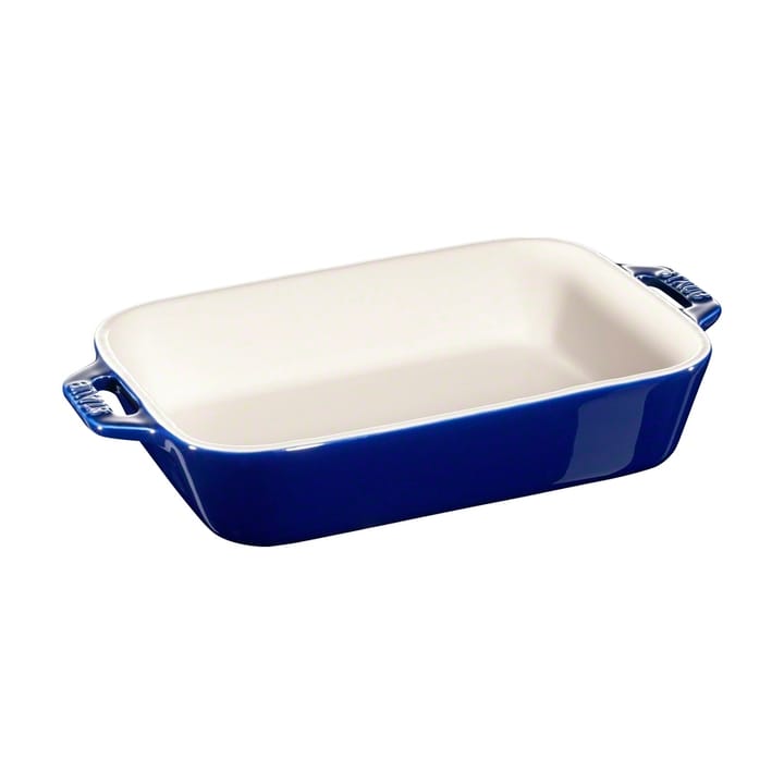 Staub rechteckige Ofenform 20  x  16cm - Blau - STAUB