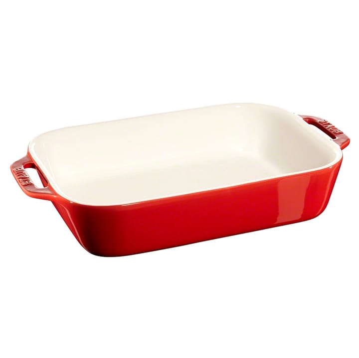 Staub rechteckige Ofenform 27  x  20cm - Rot - STAUB