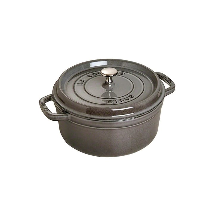 Staub runder Topf aus Gusseisen 3,8 l - Grau - STAUB