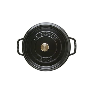 Staub runder Topf aus Gusseisen 3,8 l - Schwarz - STAUB