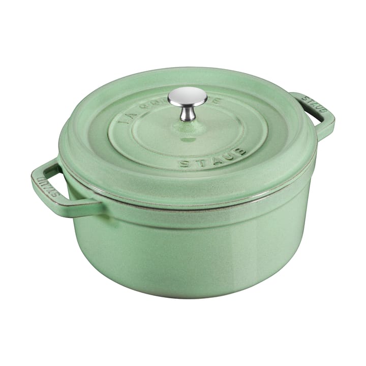 Staub runder Topf aus Gusseisen 5,2 l, Salvia STAUB