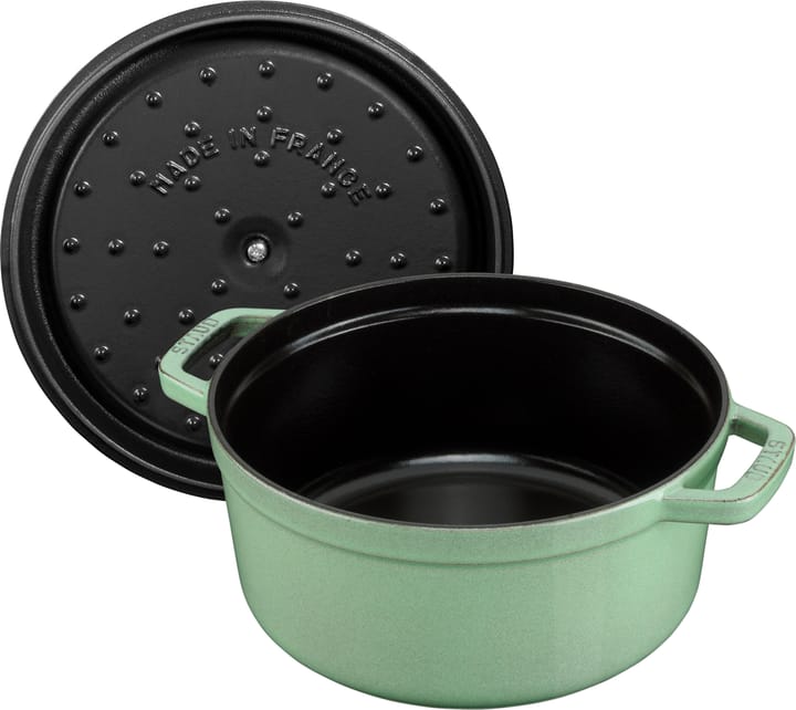 Staub runder Topf aus Gusseisen 5,2 l, Salvia STAUB