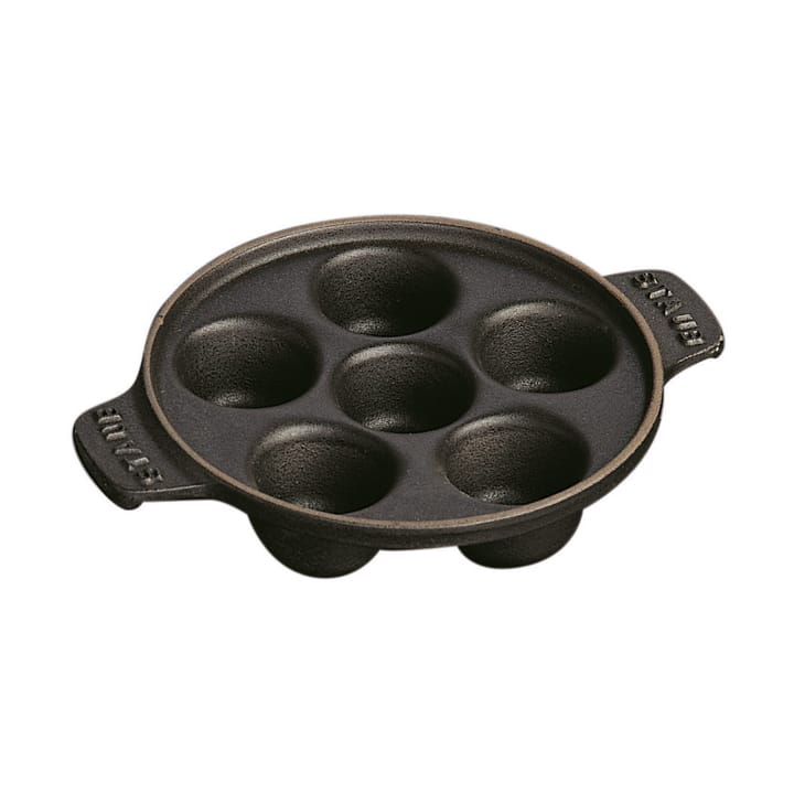 Staub Schneckenteller Gusseisen Ø14 cm - Schwarz - STAUB