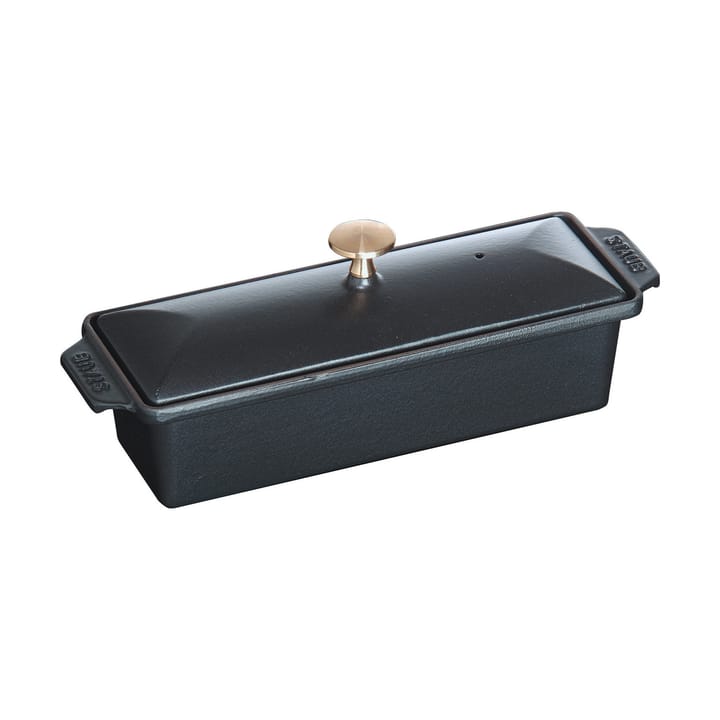 Staub Terrine Backfrom Gusseisen schwarz - 30x11 cm - STAUB