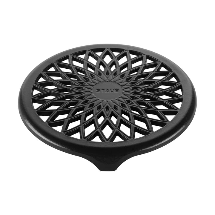 Staub Twister Topfuntersetzer 18,5x19 cm - Schwarz - STAUB