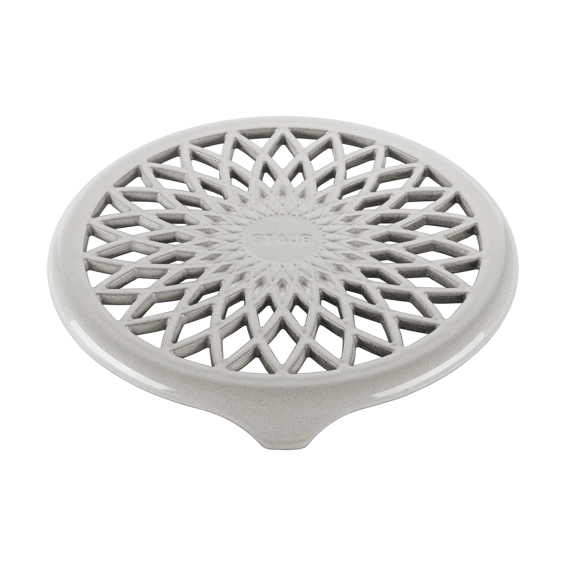 Staub Twister Topfuntersetzer 18,5x19 cm, White truffle STAUB