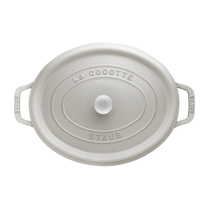 Staub White Truffle Topf oval, 3,2 l STAUB