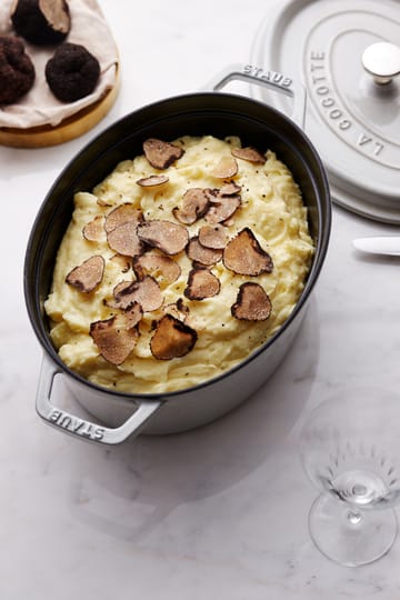 Staub White Truffle Topf oval - 4,2 l - STAUB