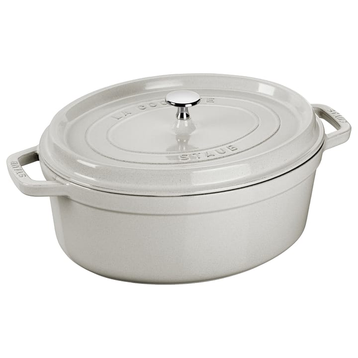 Staub White Truffle Topf oval, 5,5 l STAUB