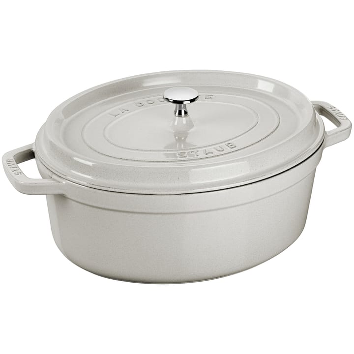 Staub White Truffle Topf oval - 8 l - STAUB