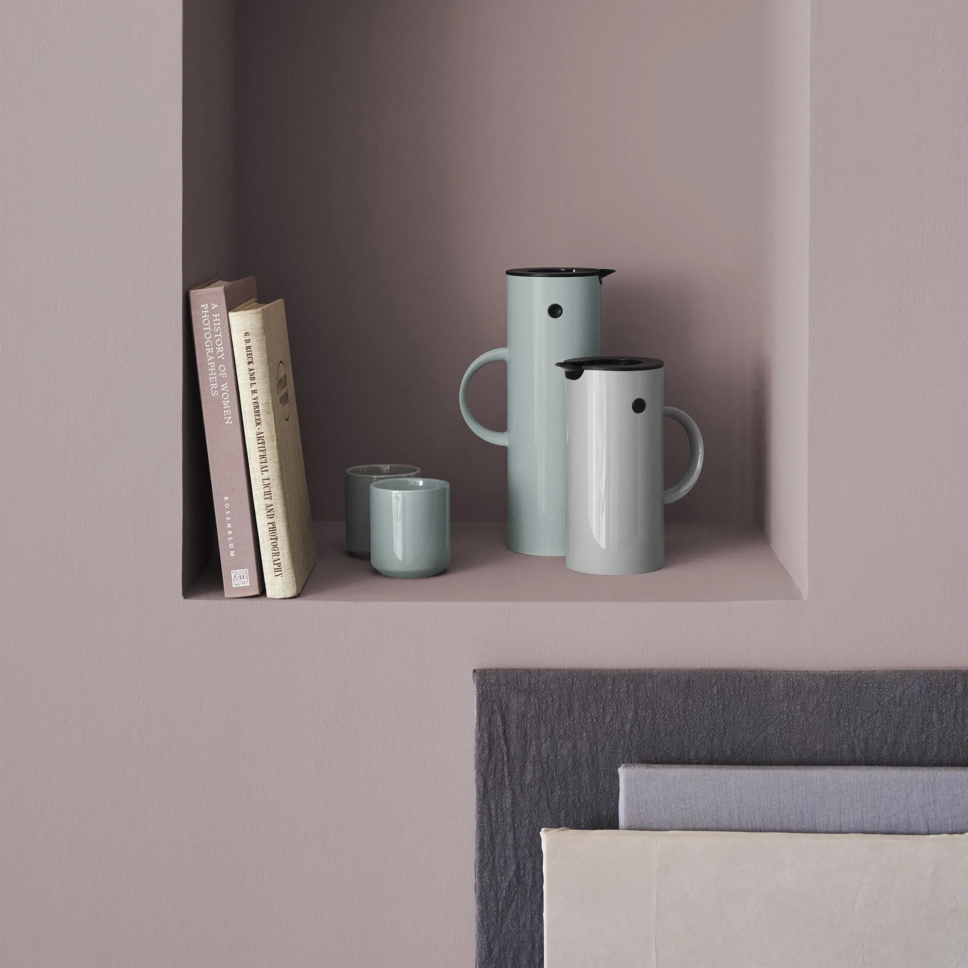 EM77 Stelton Isolierkanne 1 l, Dusty green (staubgrün) hochglanz Stelton
