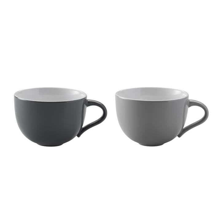 Emma Tasse 35cl 2er Pack, Grau Stelton