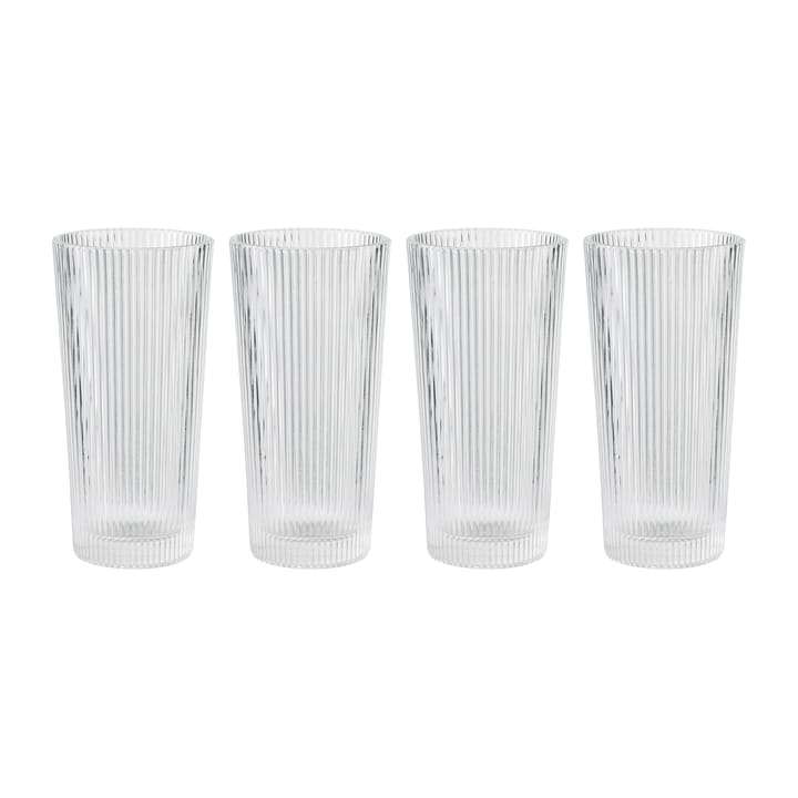 Pilastro long drink Glas 30cl 4er Pack, Clear Stelton